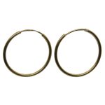 Szíves arany fülbevaló