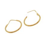 Karika arany fülbevaló