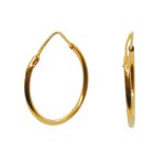 Karika arany fülbevaló