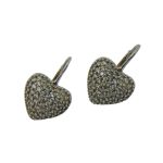 Köves fehérarany fülbevaló